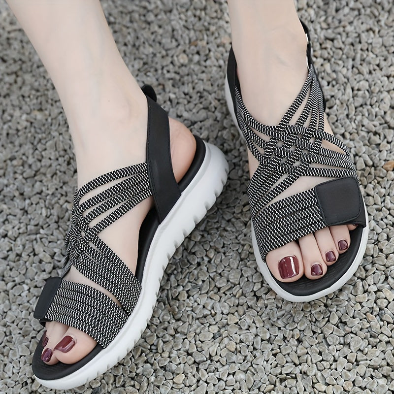 Soline | Sandalias deportivas y elegantes con suela alta
