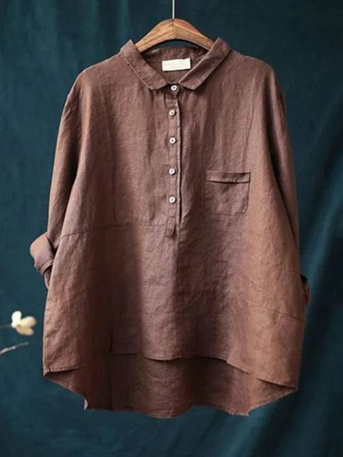 Elena | Blusa Atemporal de Algodón