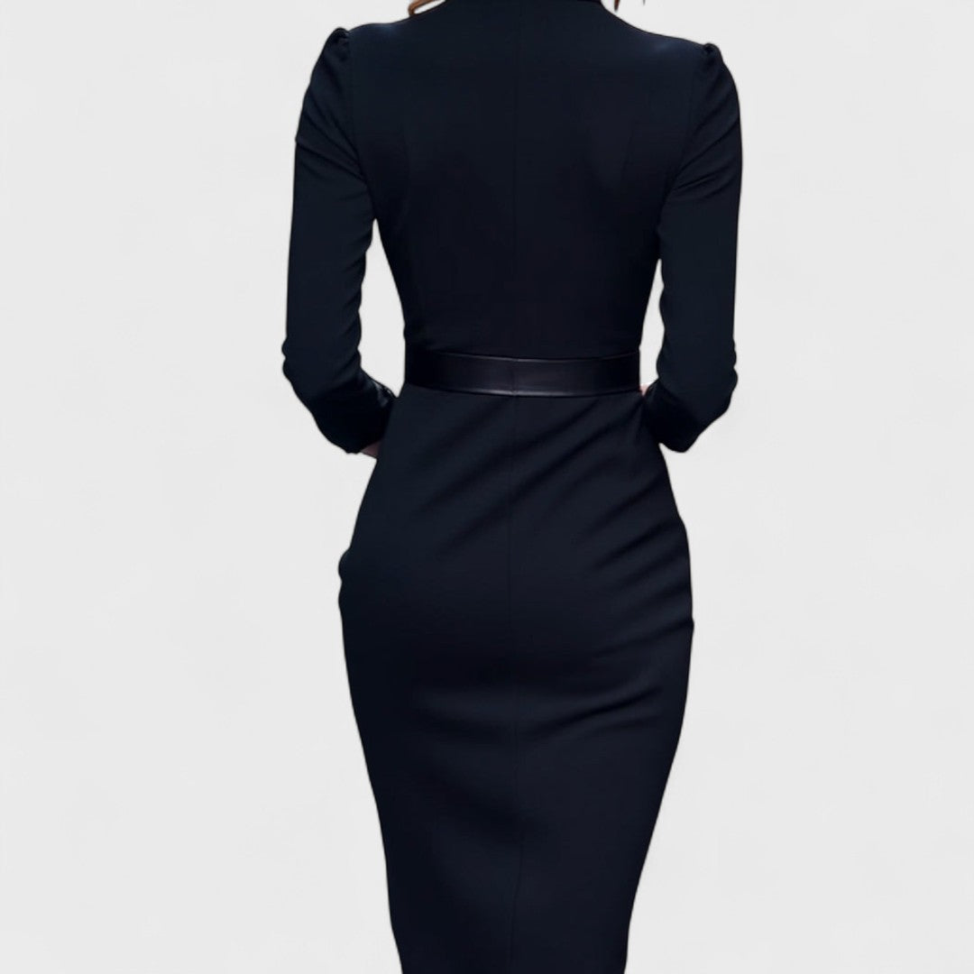 Estelle | The Belted Power Maxi Dress