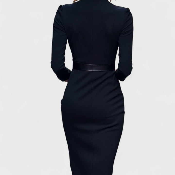 Estelle | The Belted Power Maxi Dress