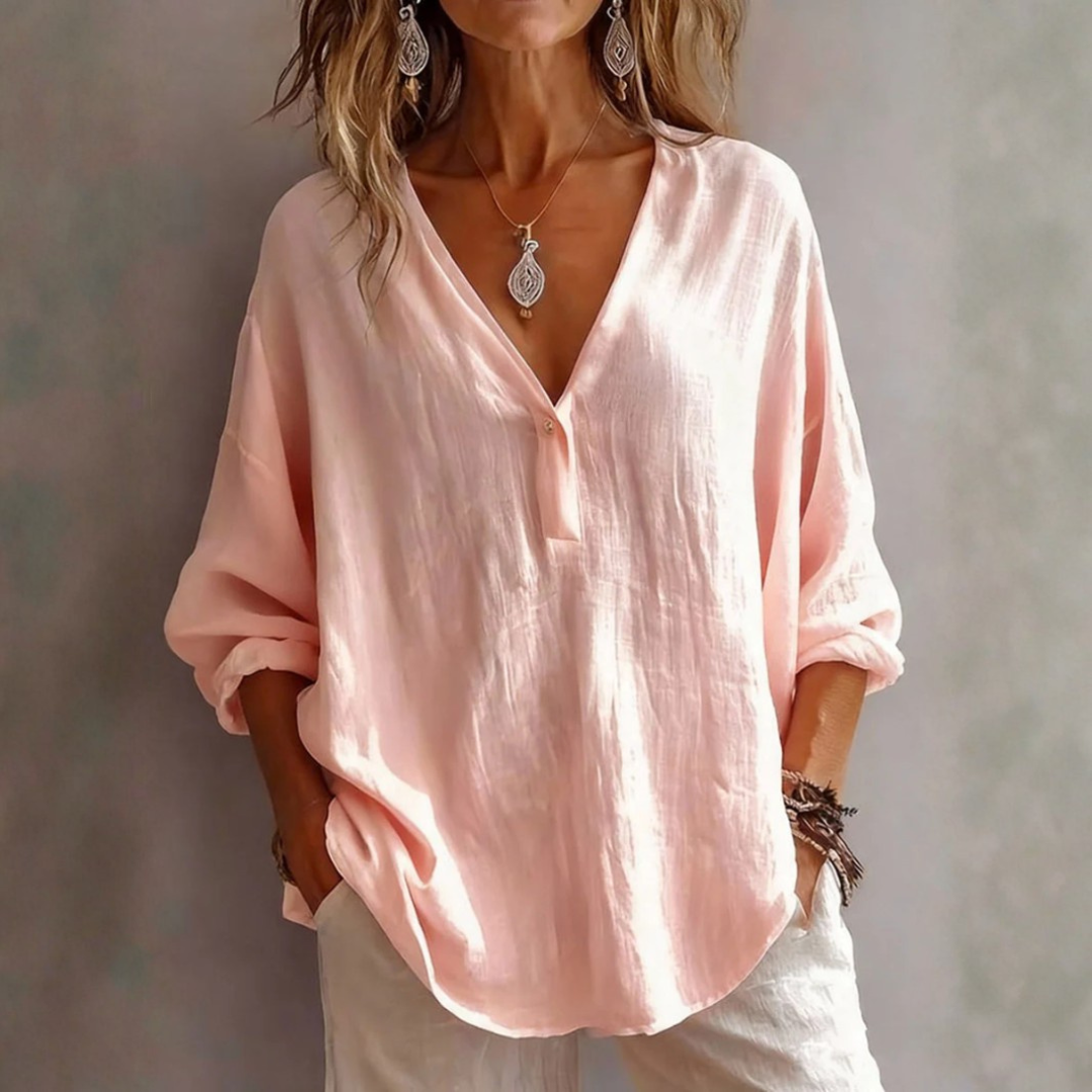 Scarlett | Blusa elegante con escote en V
