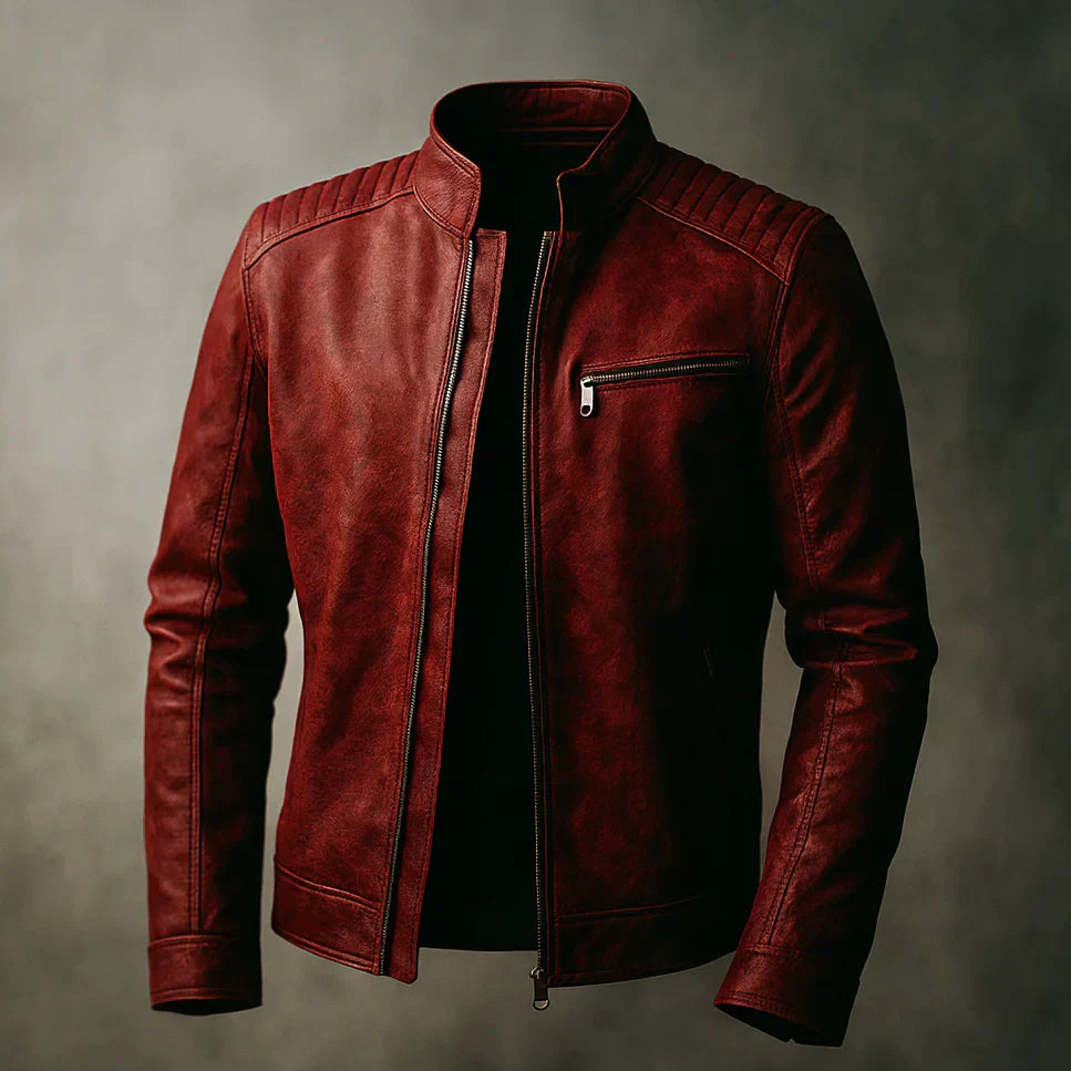 Mario™ | Chaqueta de cuero sintético