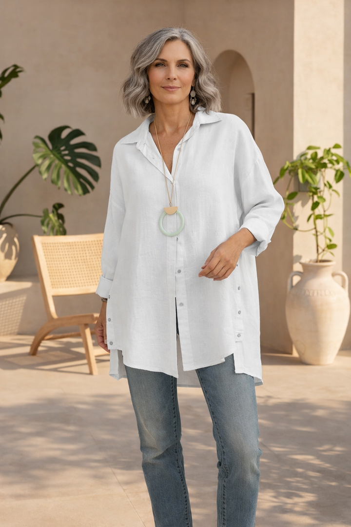 Zephina - Oversized Button Shirt