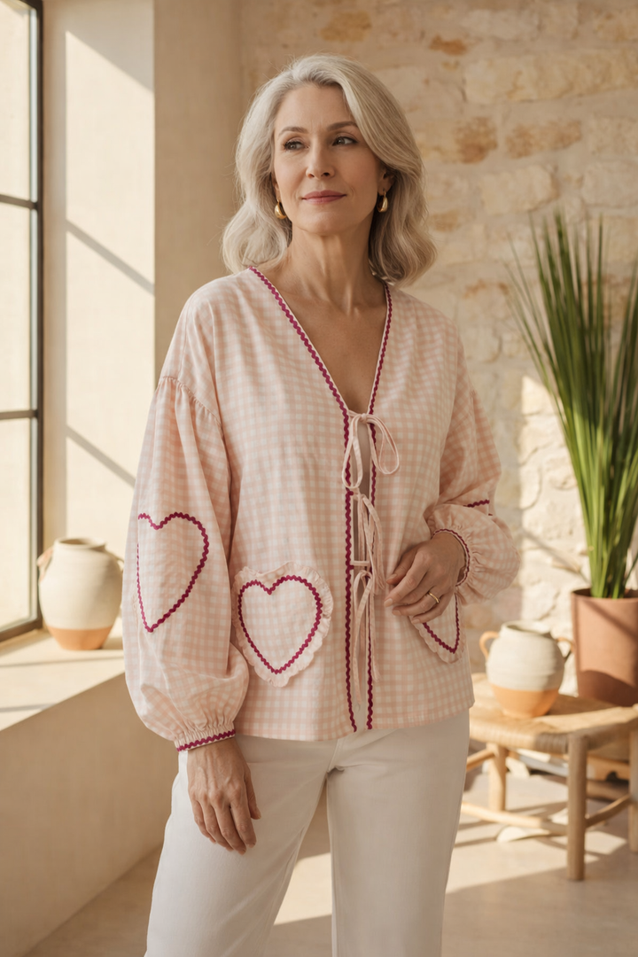Irissa - Heart Blouse