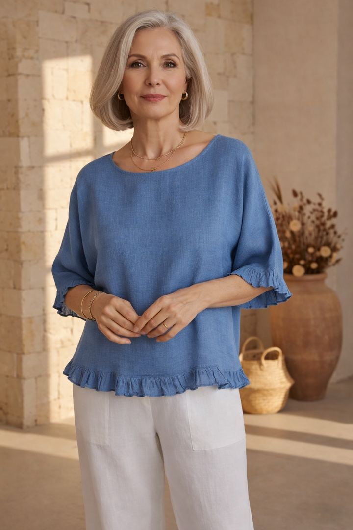 Fizzle - Casual Elegant Blouse