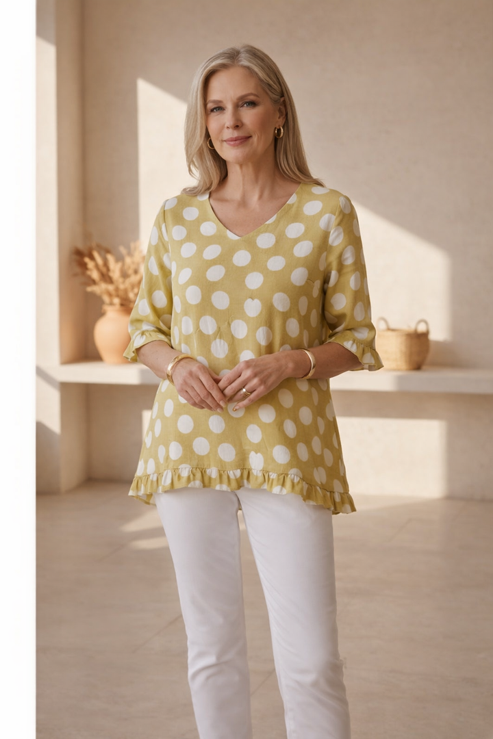 Bloomie - Stylish V-Neck Blouse