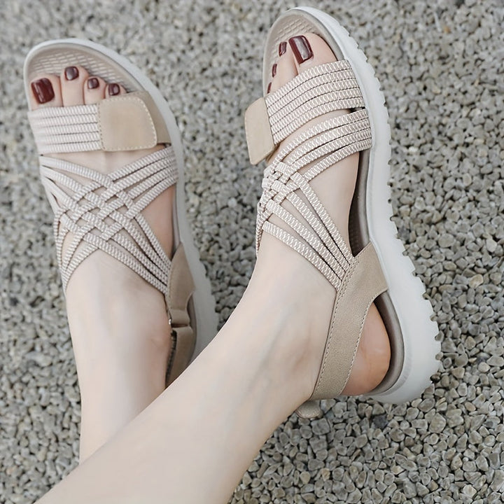 Soline | Sandalias deportivas y elegantes con suela alta