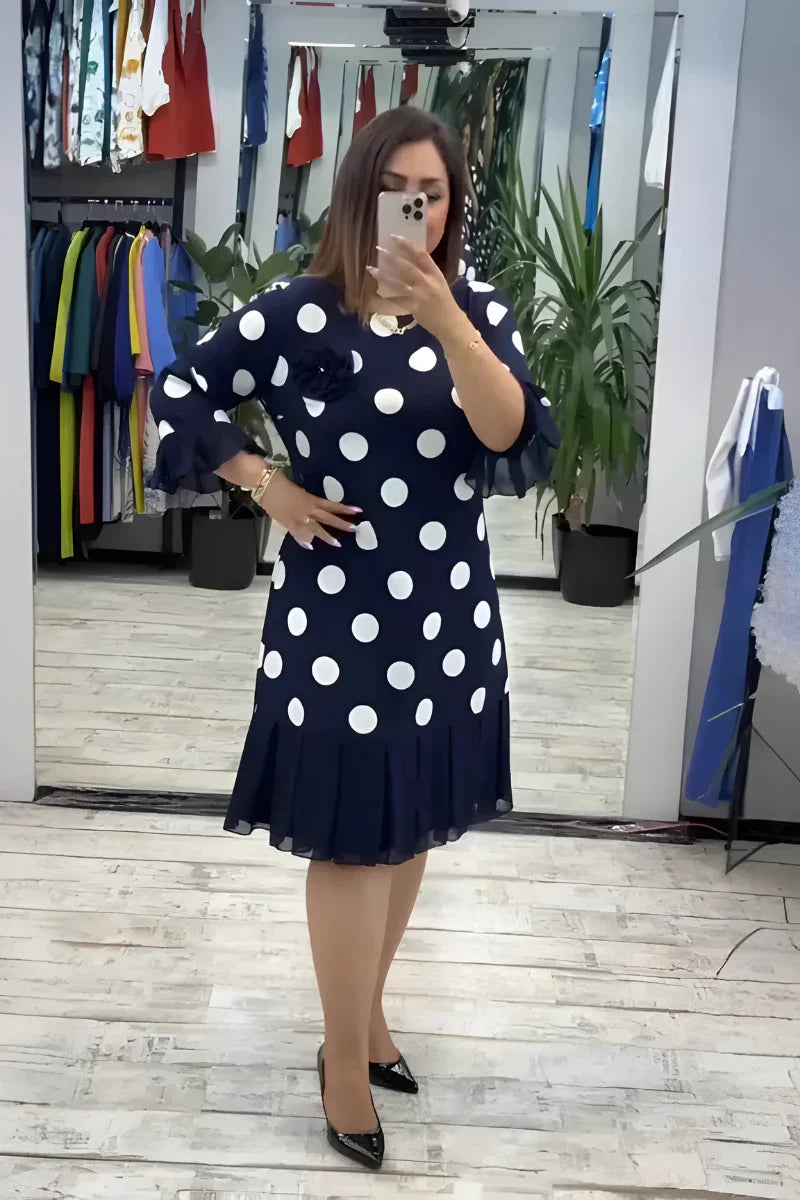 Pia - Vestido midi elegante y cómodo