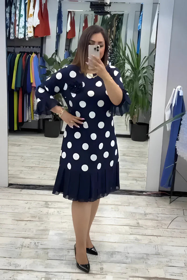 Pia - Vestido midi elegante y cómodo
