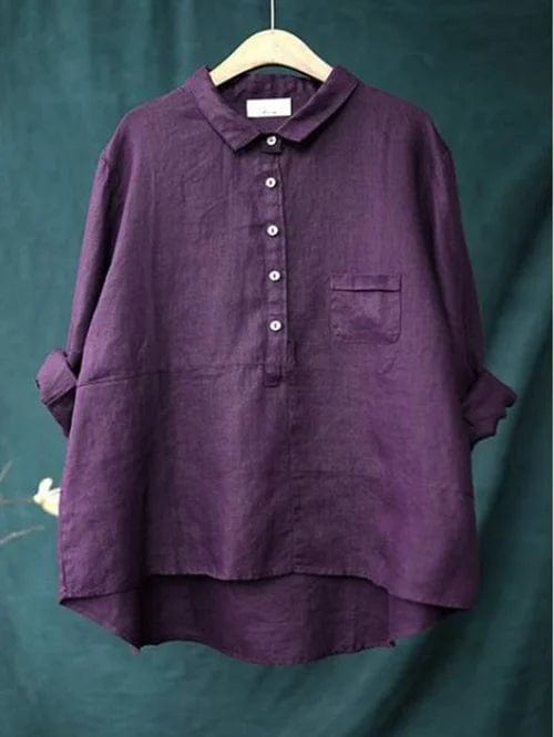 Elena | Blusa Atemporal de Algodón