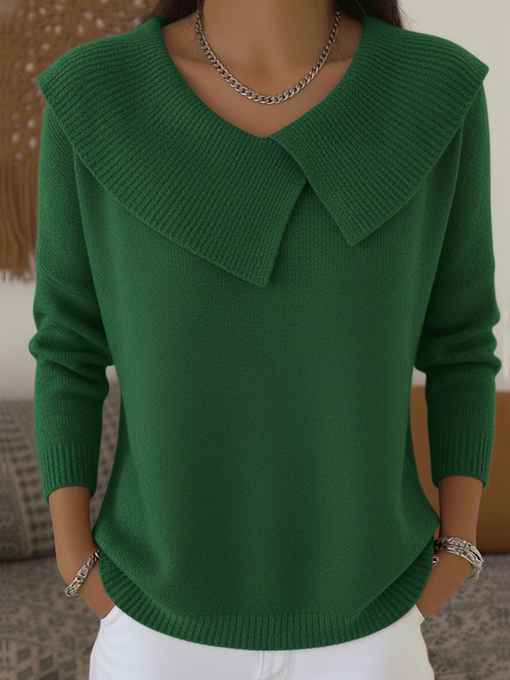 LUCIA™ | JERSEY DE LANA CON CUELLO SUAVE