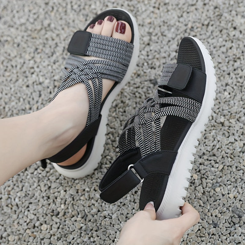 Soline | Sandalias deportivas y elegantes con suela alta