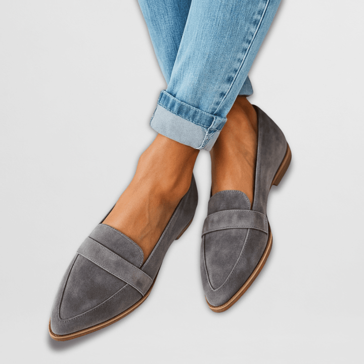 Elena | Mocasines ortopédicos suaves de ante