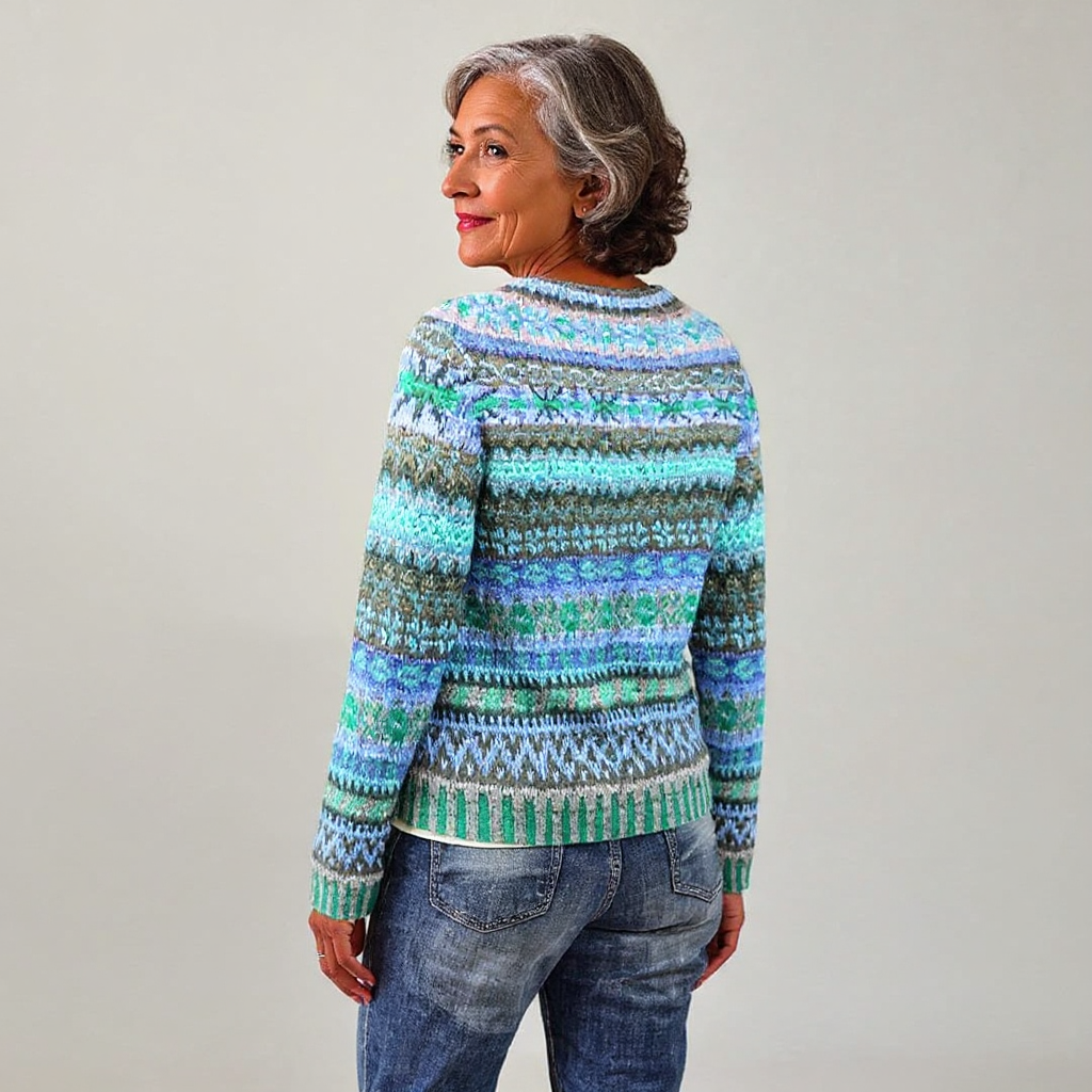 BELÉN™ | SUÉTER VINTAGE DE PUNTO ISLANDÉS