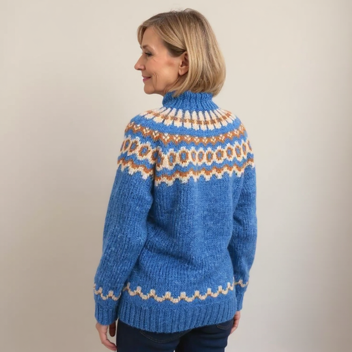 CARLA™ | SUÉTER VINTAGE DE PUNTO ISLANDÉS