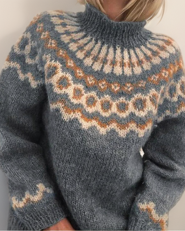 CARLA™ | SUÉTER VINTAGE DE PUNTO ISLANDÉS