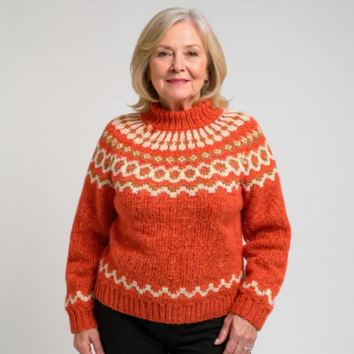 CARLA™ | SUÉTER VINTAGE DE PUNTO ISLANDÉS