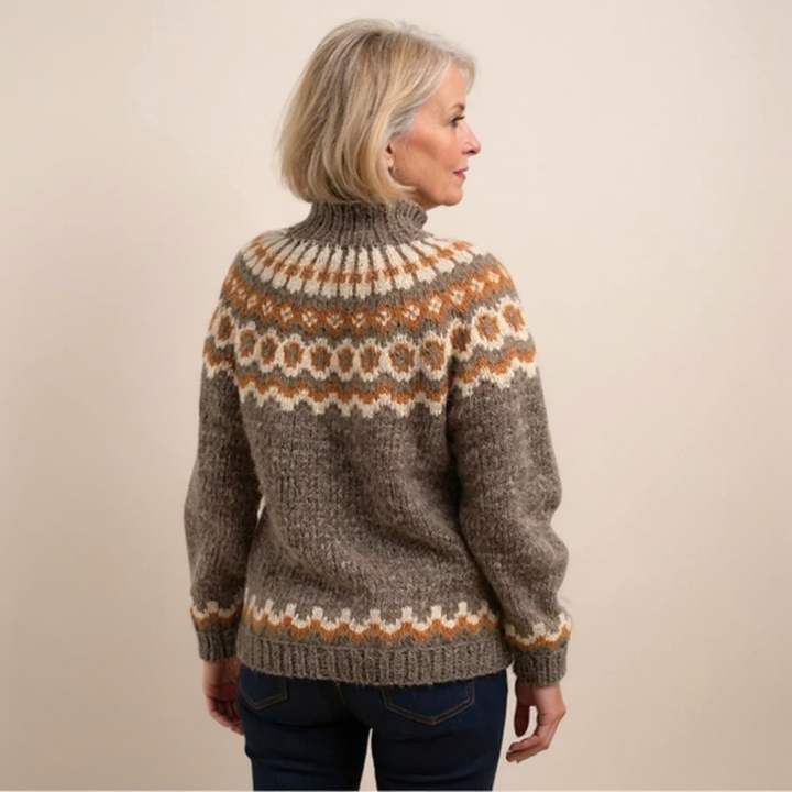 CARLA™ | SUÉTER VINTAGE DE PUNTO ISLANDÉS