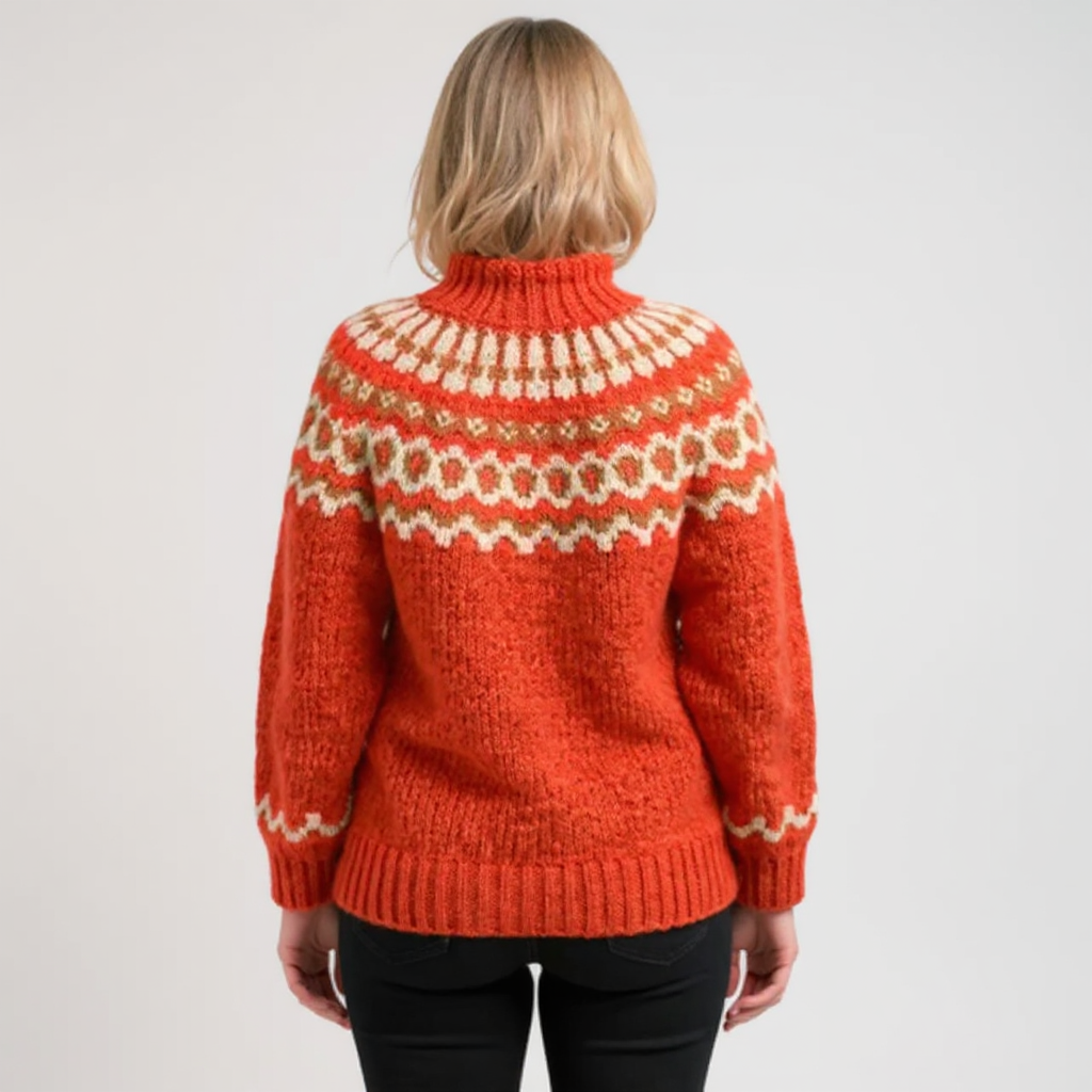 CARLA™ | SUÉTER VINTAGE DE PUNTO ISLANDÉS