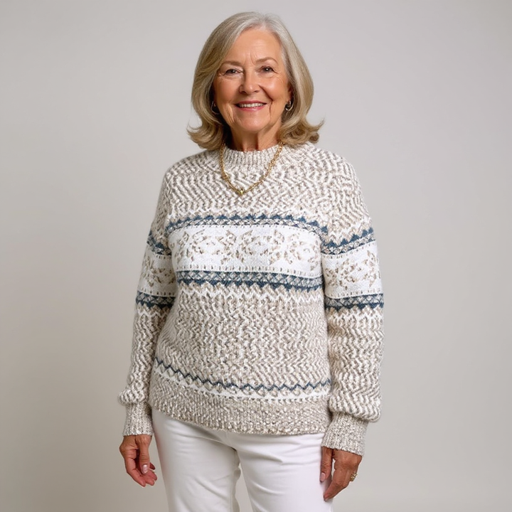 KAROLINA™ | SUÉTER VINTAGE DE PUNTO ISLANDÉS