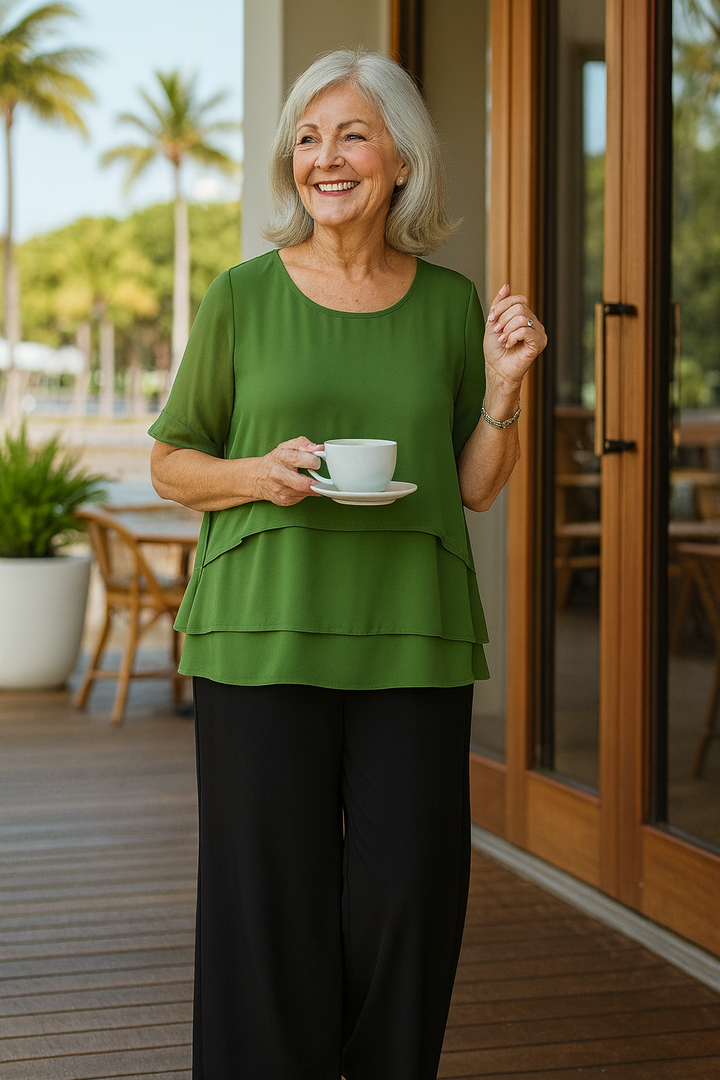 Darcy | Blusa de capa suave