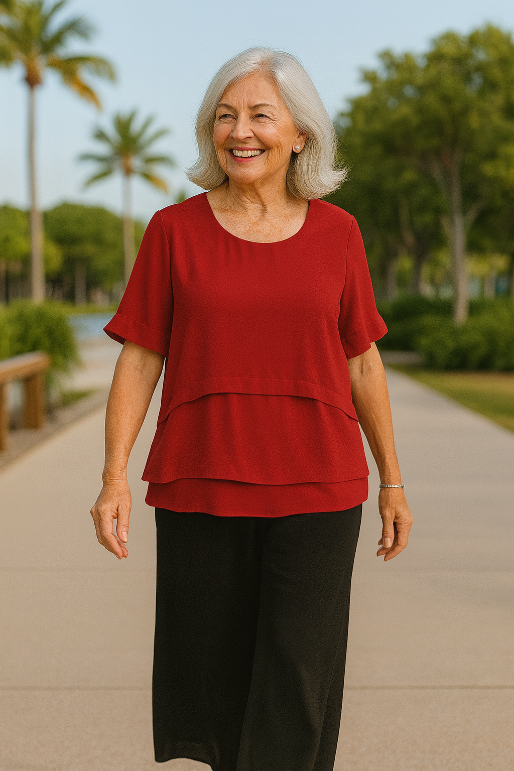 Darcy | Blusa de capa suave