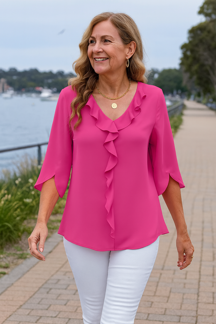 Florisa | Blusa Everyday Elegance: suave, transpirable y favorecedora