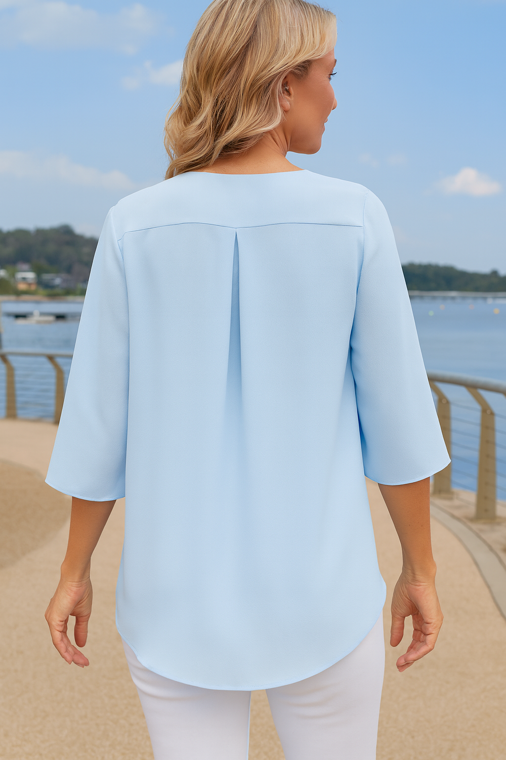 Florisa | Blusa Everyday Elegance: suave, transpirable y favorecedora