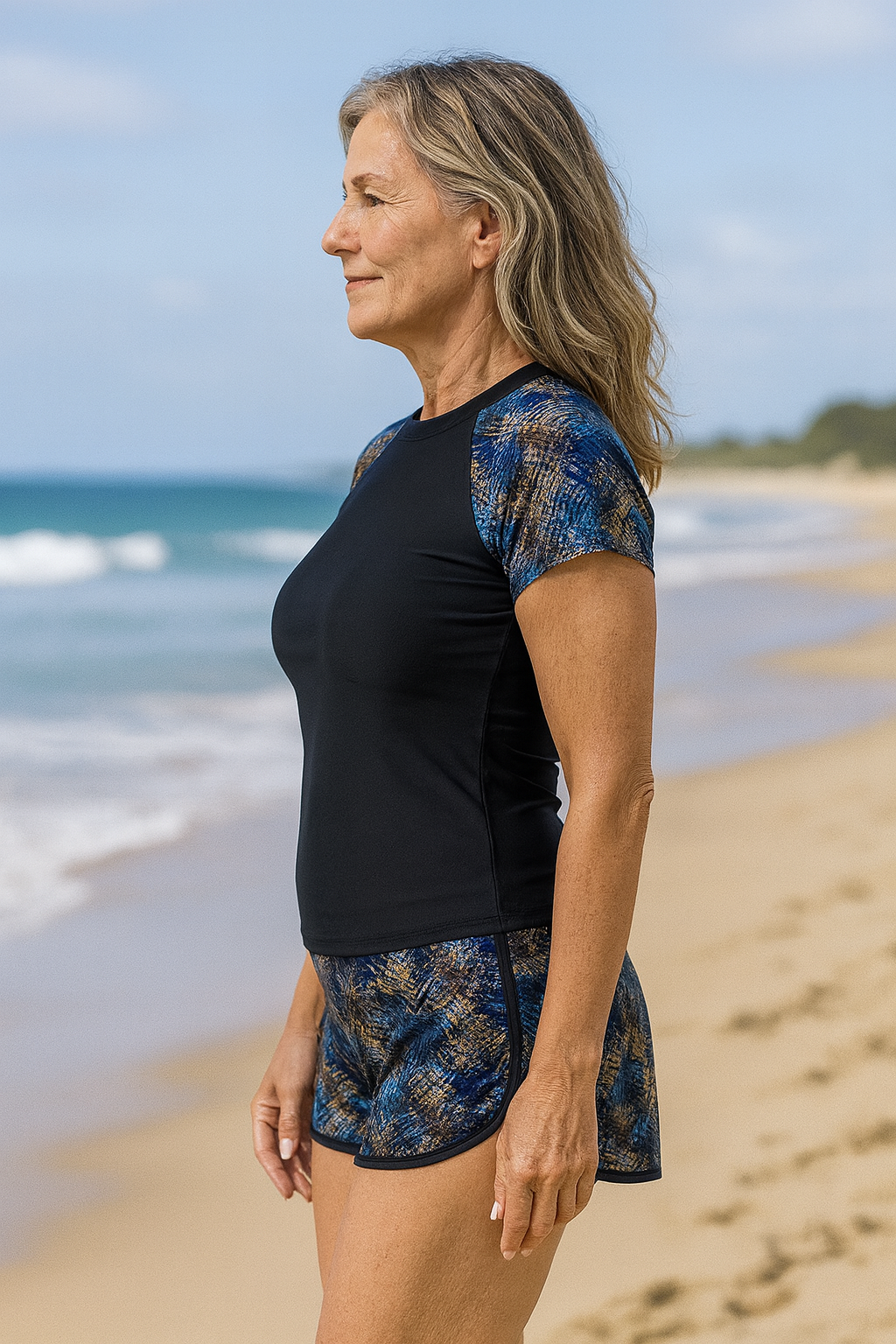 CostaHaven | Conjunto de tankini con protección UV: confianza protegida del sol y comodidad durante todo el día