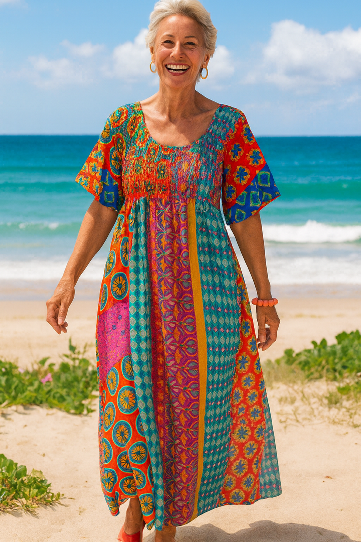 Althea| Vestido maxi cómodo: comodidad favorecedora para todos los días