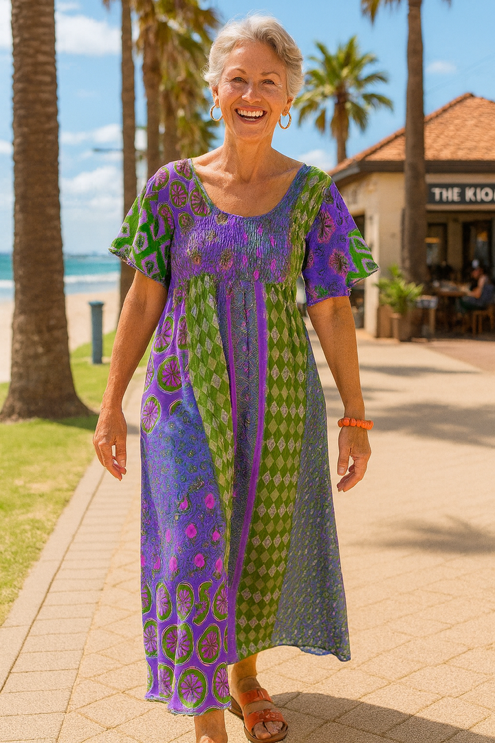 Althea| Vestido maxi cómodo: comodidad favorecedora para todos los días
