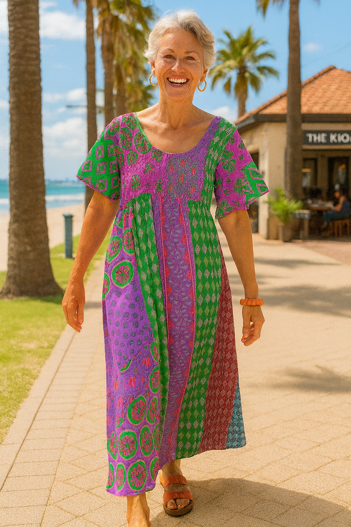 Althea| Vestido maxi cómodo: comodidad favorecedora para todos los días