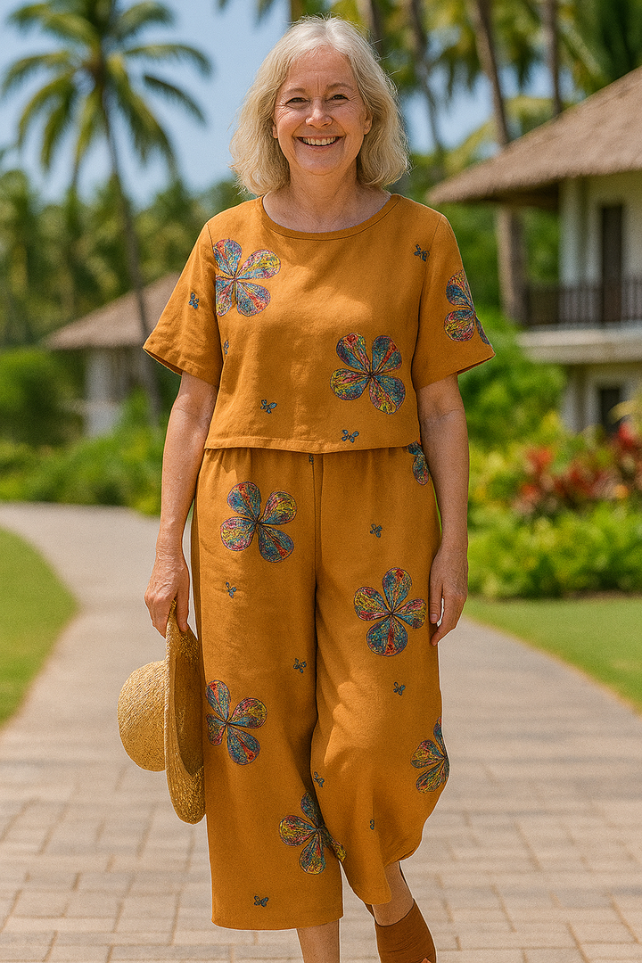 Isla | Juego de 2 piezas Linen Breeze: comodidad sin esfuerzo, confianza atemporal (S-5XL)