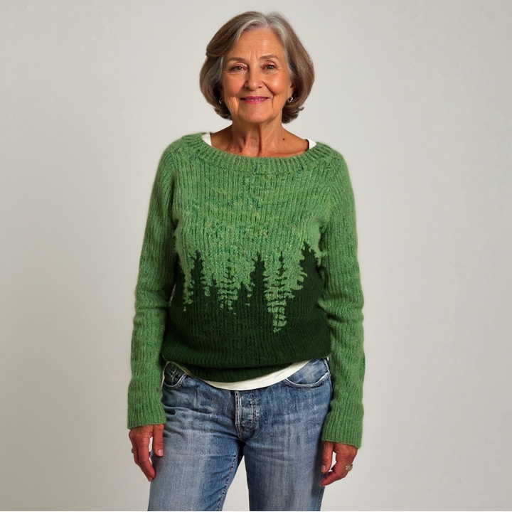DAYANA™ | SUÉTER VINTAGE DE PUNTO ISLANDÉS