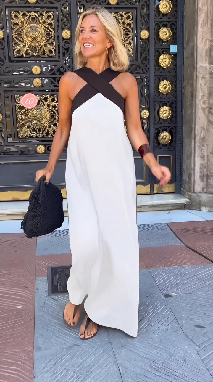 Delphine | Vestido con corte cruzado + Sandalias gratis