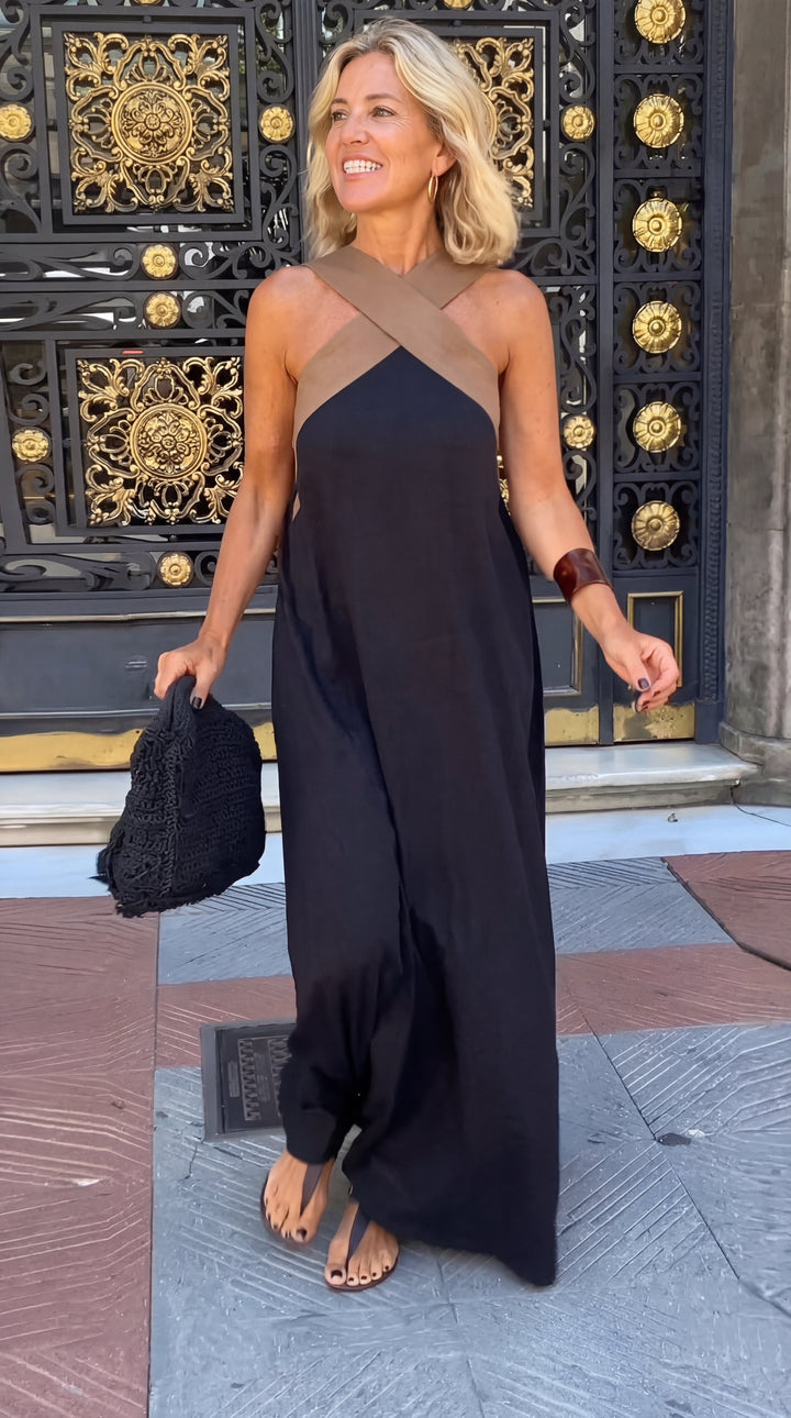 Delphine | Vestido con corte cruzado + Sandalias gratis