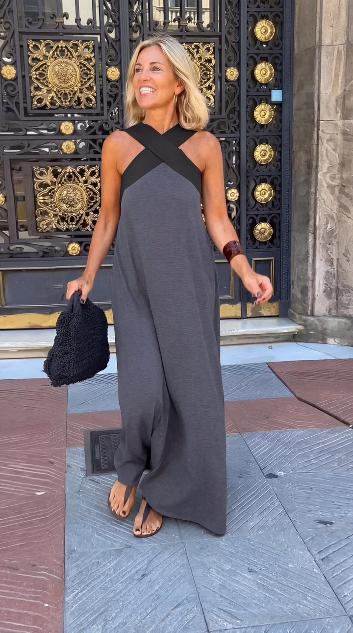 Delphine | Vestido con corte cruzado + Sandalias gratis