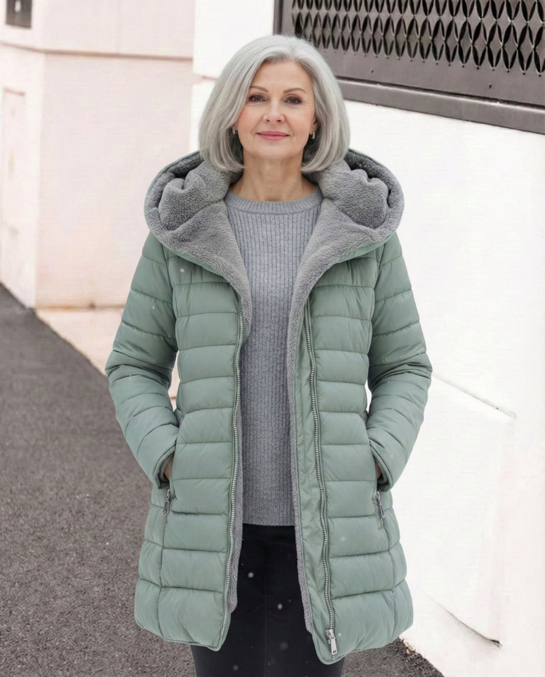 REBECA™ | CHAQUETA ACOLCHADA DE FORRO POLAR