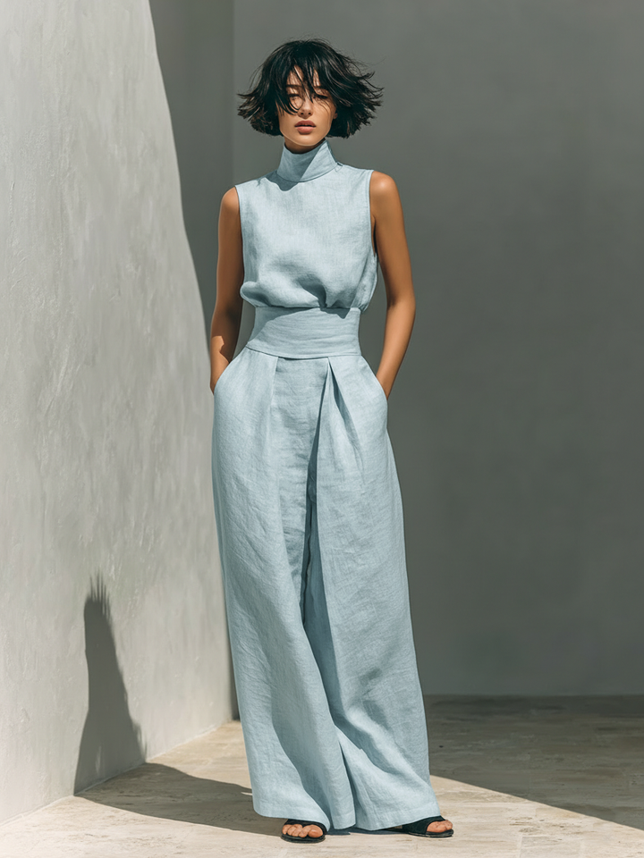 Maria™ | Conjunto minimalista de lino