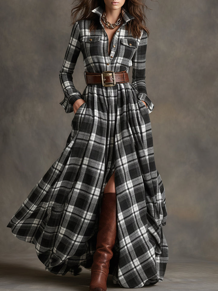 Mireline | Classic Button-Up Shirt Dress