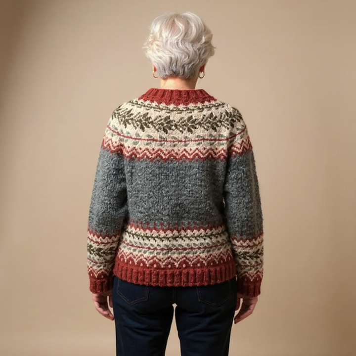 JESSICA™ | CÁRDIGAN VINTAGE DE PUNTO ISLANDÉS