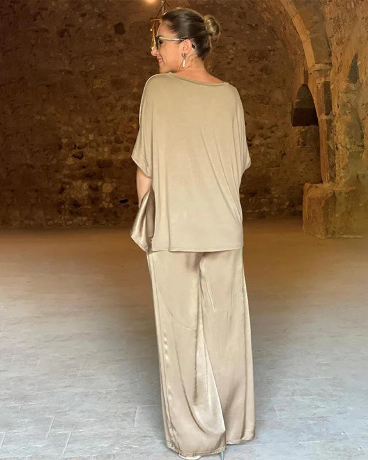 Elle | Conjunto de 2 piezas holgado y chic