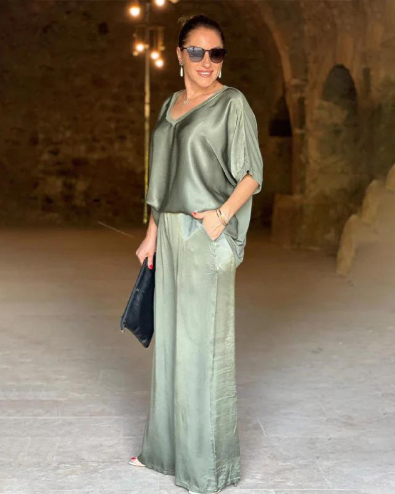 Elle | Conjunto de 2 piezas holgado y chic