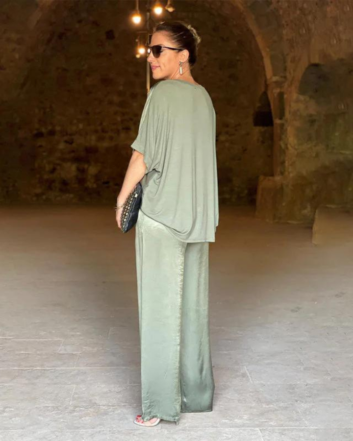 Elle | Conjunto de 2 piezas holgado y chic