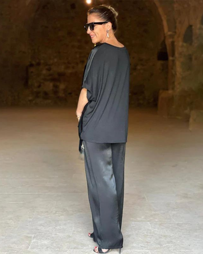Elle | Conjunto de 2 piezas holgado y chic