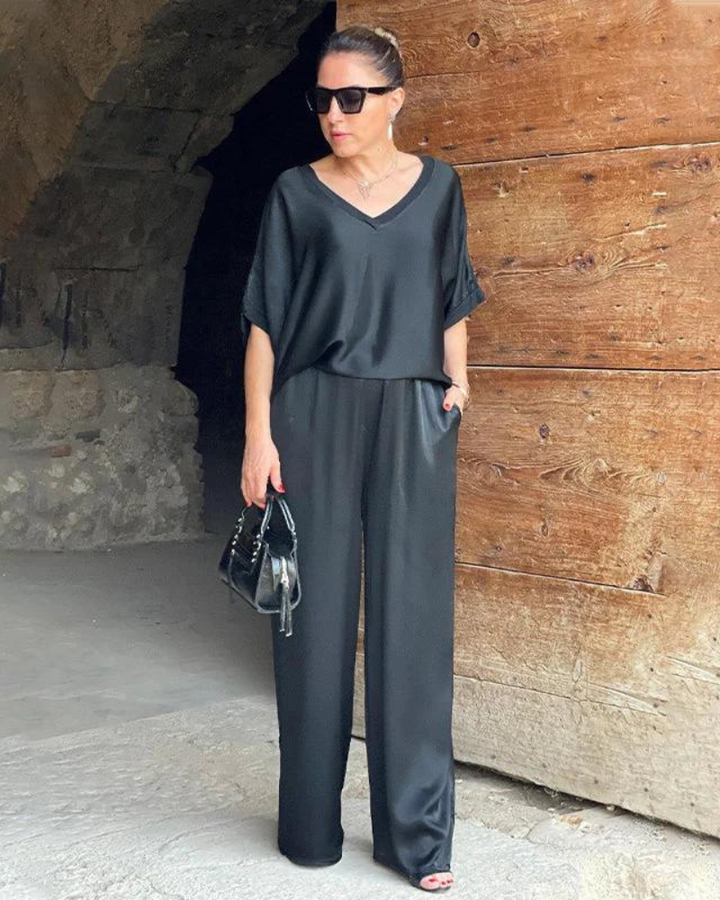Elle | Conjunto de 2 piezas holgado y chic