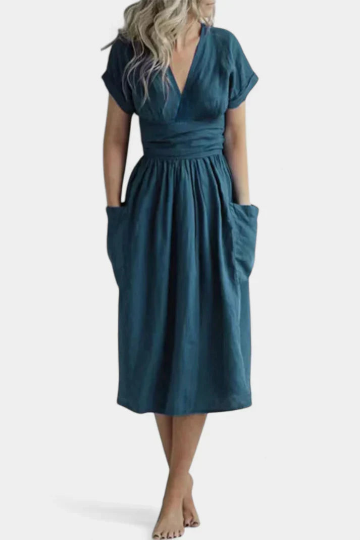 Aurora™ – Elegante vestido casual con escote en V