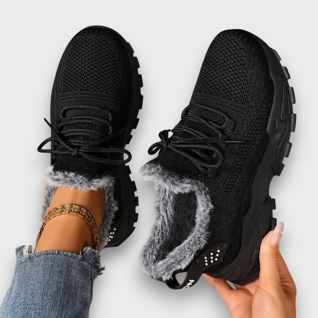 Betty Cozy Lace-Up Winter Sneakers