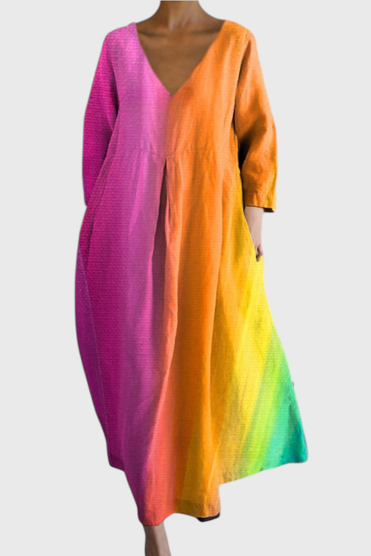 Isalinde | Vestido cómodo con escote en V