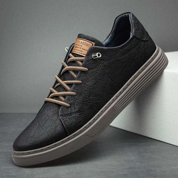 Zapatillas Oxford de cuero